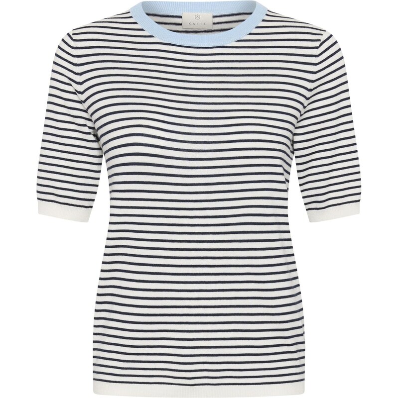 Kaffe Sveter KALizza svetlomodrá / čierna / biela 68212004