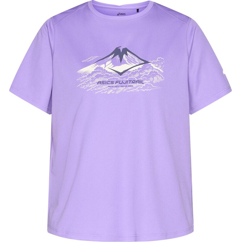ASICS Funkčné tričko FUJITRAIL námornícka modrá / levanduľová / biela 68212049