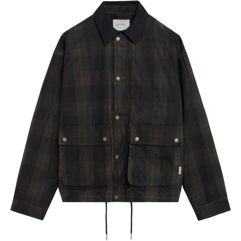 Scalpers Prechodná bunda námornícka modrá / tmavošedá 68212097