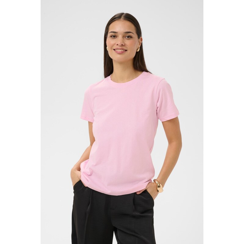Kaffe Tričko Amarin svetloružová 68212107