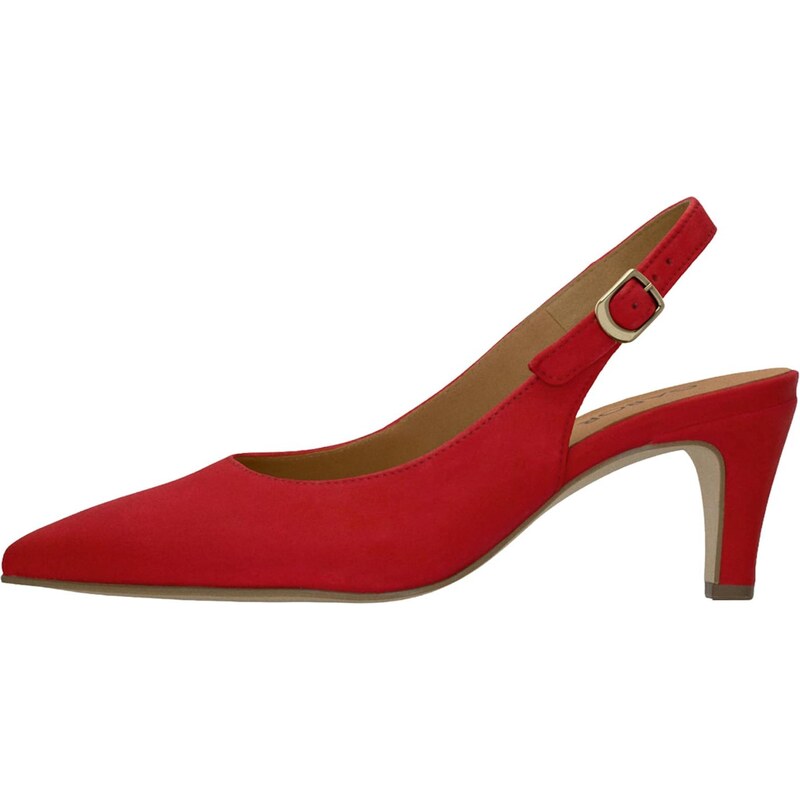 GABOR Lodičky s otvorenou pätou červená 68212115