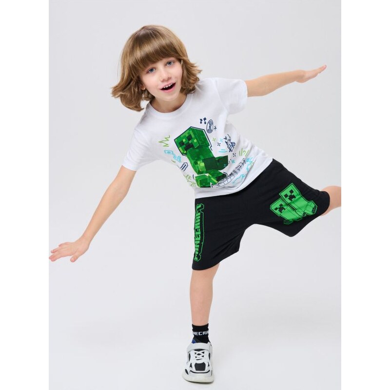 Sinsay - Minecraft šortky - čierna 68189801