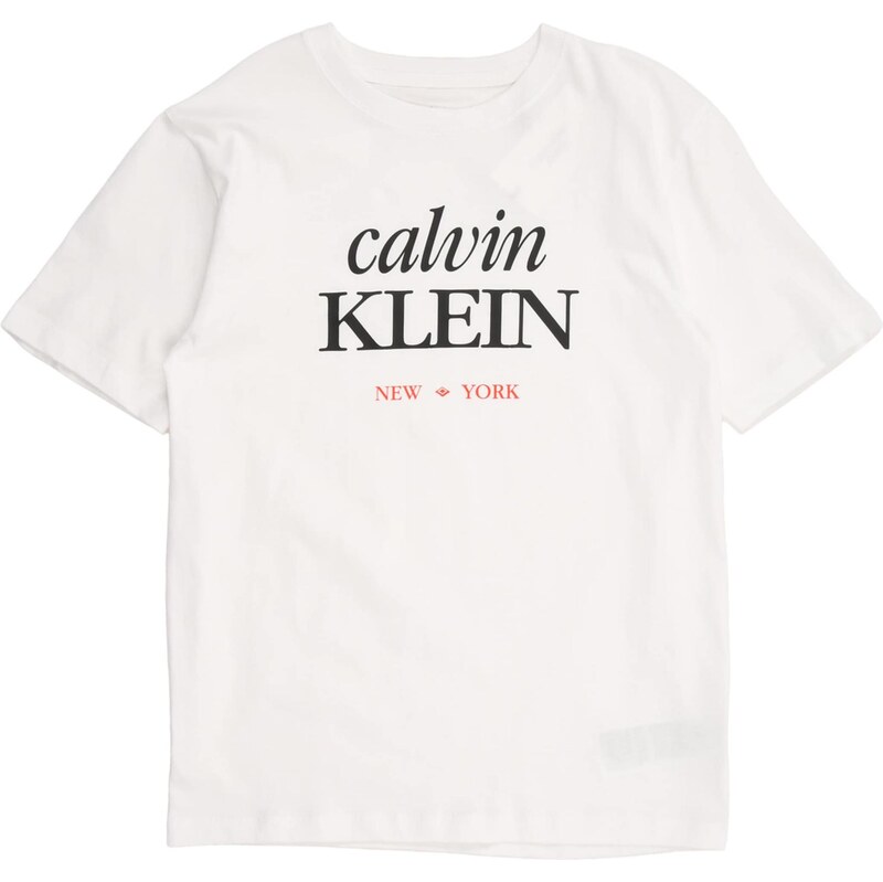 Calvin Klein Jeans Tričko červená / čierna / biela 68212249