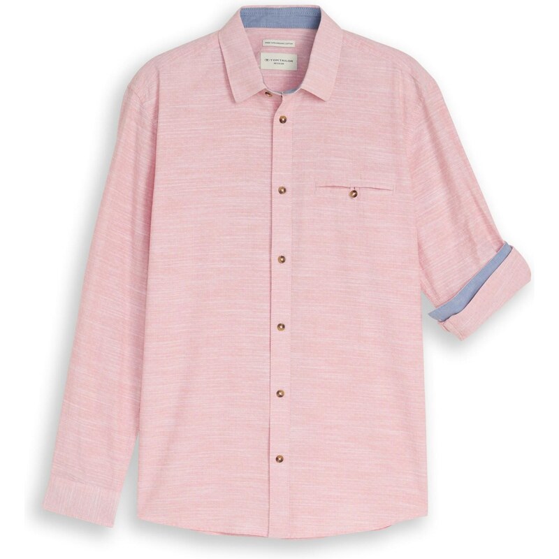 TOM TAILOR Košeľa pastelovo červená 68212277