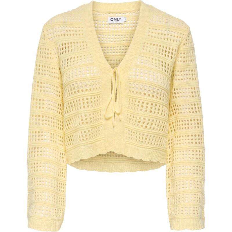 ONLY Kardigán ONLLykke pastelovo žltá 68212307