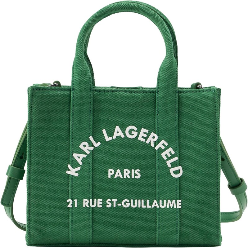 Karl Lagerfeld Shopper zelená / biela 68212539