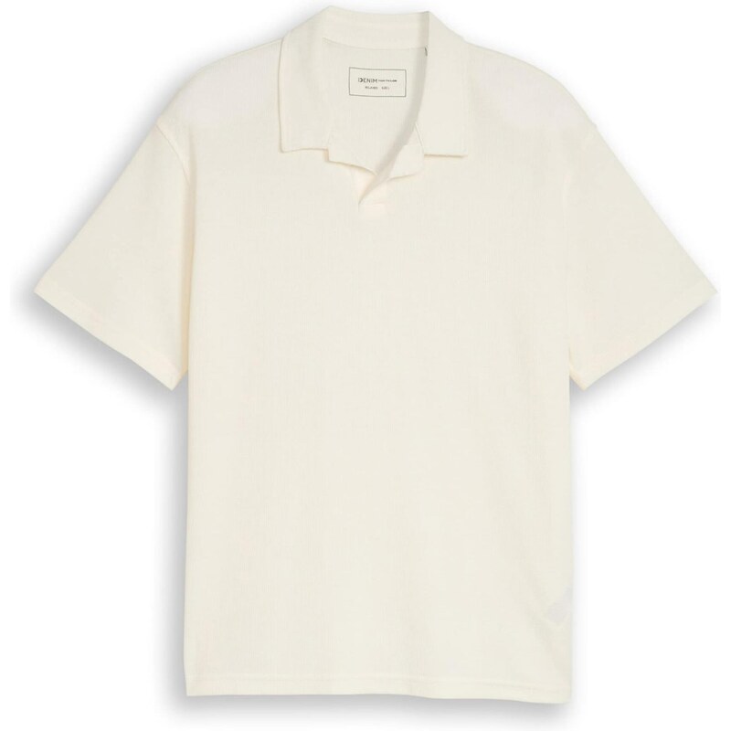 TOM TAILOR DENIM Tričko prírodná biela 68212536