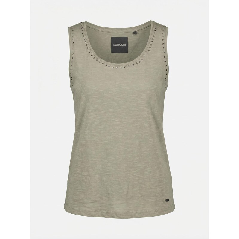 KOROSHI Top pastelovo zelená 68212746
