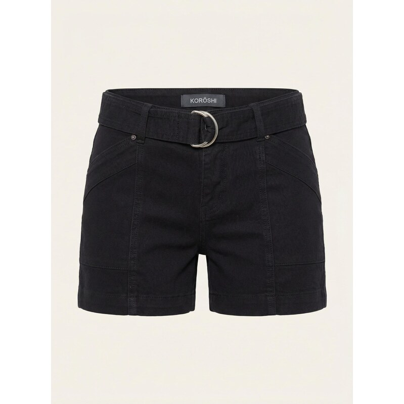 KOROSHI Džínsy čierna 68212796