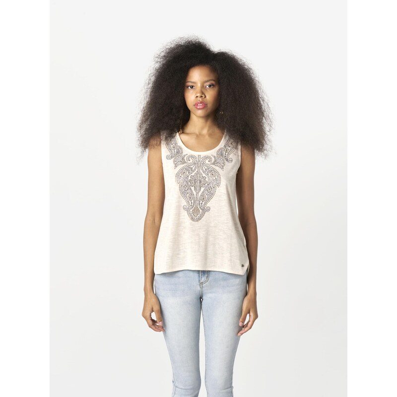 KOROSHI Top bronzová / čierna / strieborná / biela melírovaná 68212806