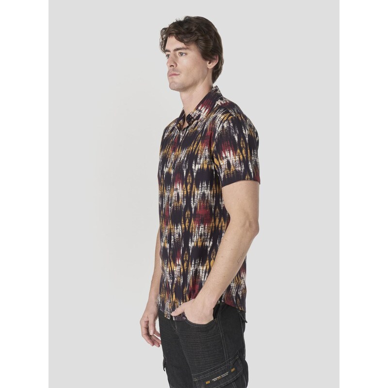 KOROSHI Košeľa zmiešané farby / čierna 68212808