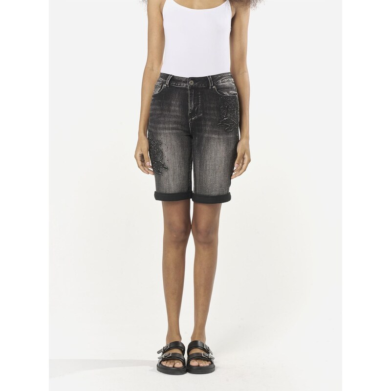 KOROSHI Džínsy čierna 68212855