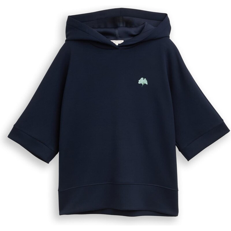 TOM TAILOR Mikina námornícka modrá / mätová 68212927