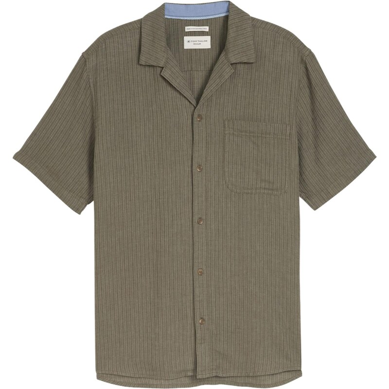TOM TAILOR Košeľa kaki / olivová 68212940
