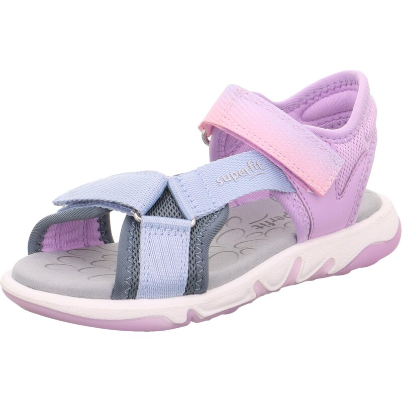 SUPERFIT Sandále PEBBLES dymovo modrá / modrosivá / orgovánová / 68212950