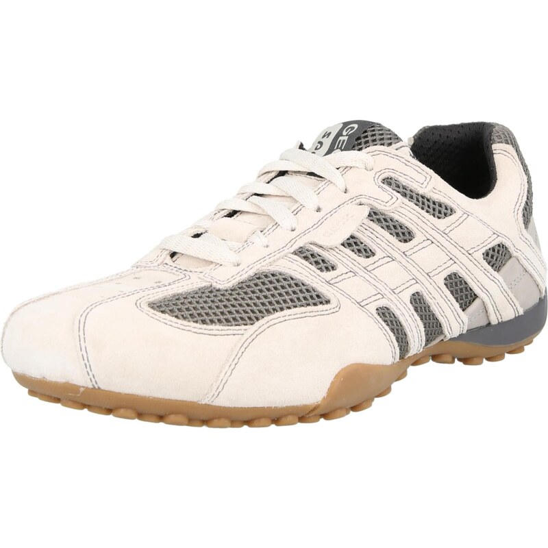 GEOX Nízke tenisky Snake Original piesková / tmavosivá 68213003