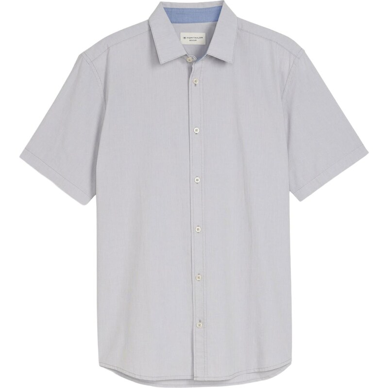 TOM TAILOR Košeľa pastelovo zelená / biela 68213017