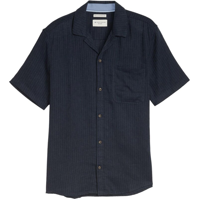 TOM TAILOR Košeľa tmavomodrá 68213057