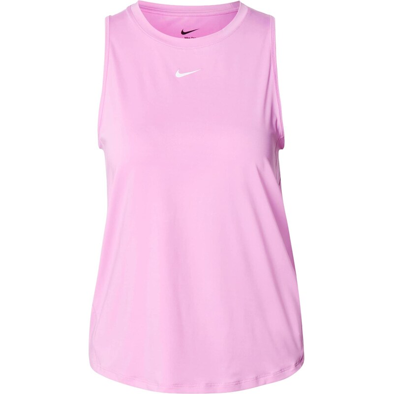 NIKE Športový top ONE CLASSIC staroružová / biela 68213145