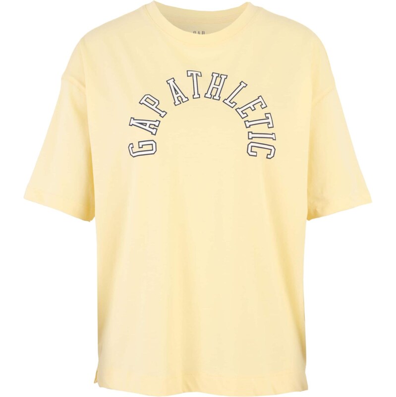 Gap Petite Tričko pastelovo žltá / čierna / biela 68213195