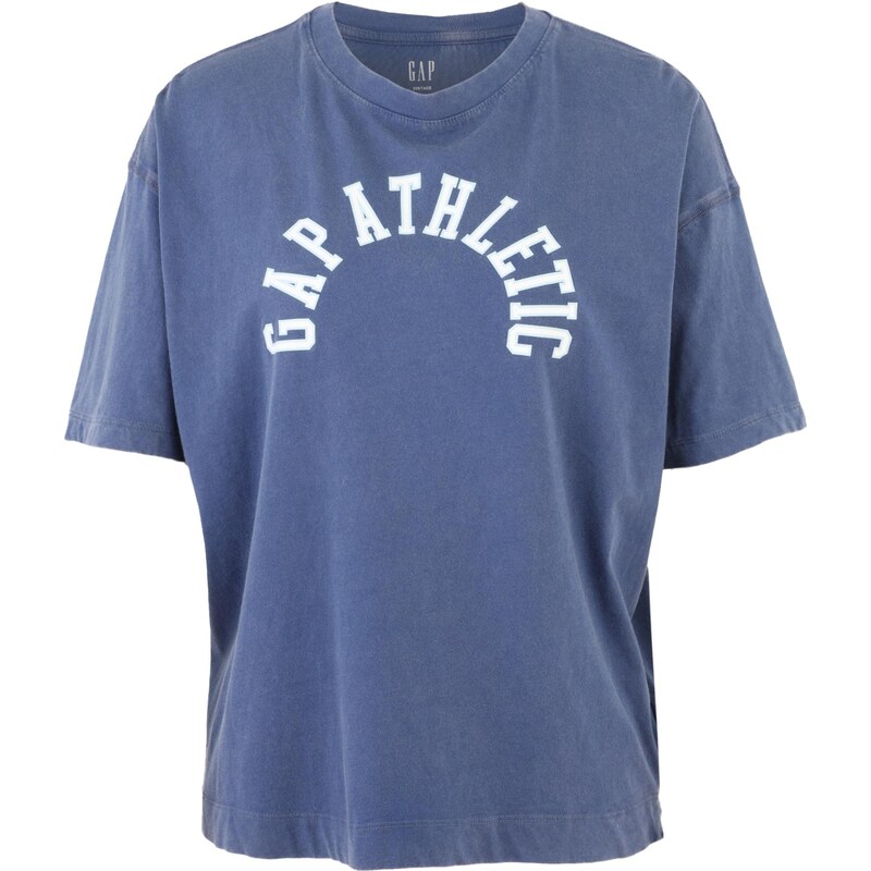 Gap Tall Tričko VINTAGE zafírová / biela 68213198