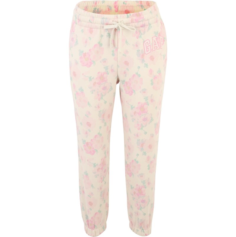 Gap Petite Nohavice HERITAGE krémová / svetložltá / pastelovo zelená / 68213218