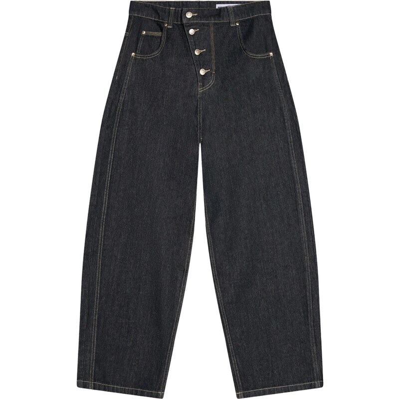 Bershka Džínsy námornícka modrá 68213342