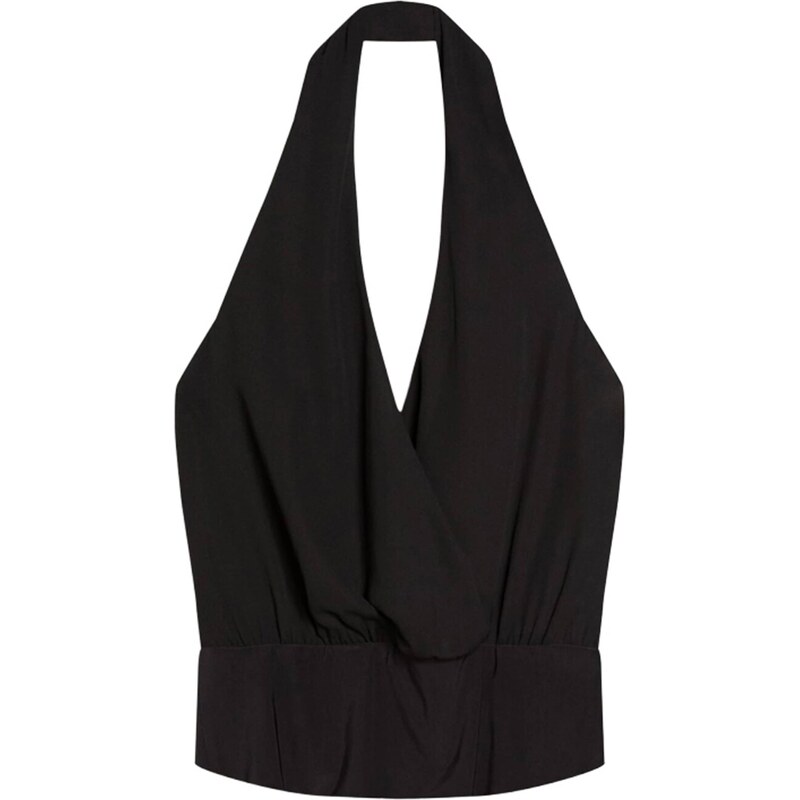 Bershka Top čierna 68213339