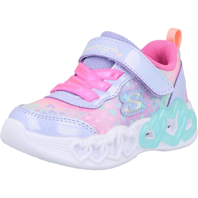 SKECHERS Tenisky INFINITE HEART LIGHTS - HEART azúrová / levanduľová / 68213462