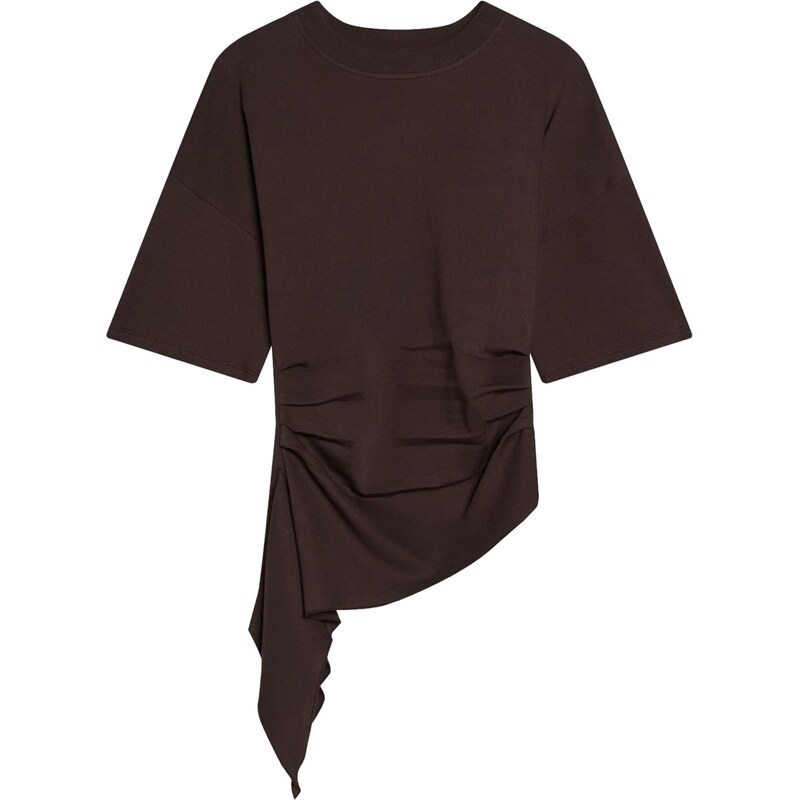 Bershka Tričko čokoládová 68213362