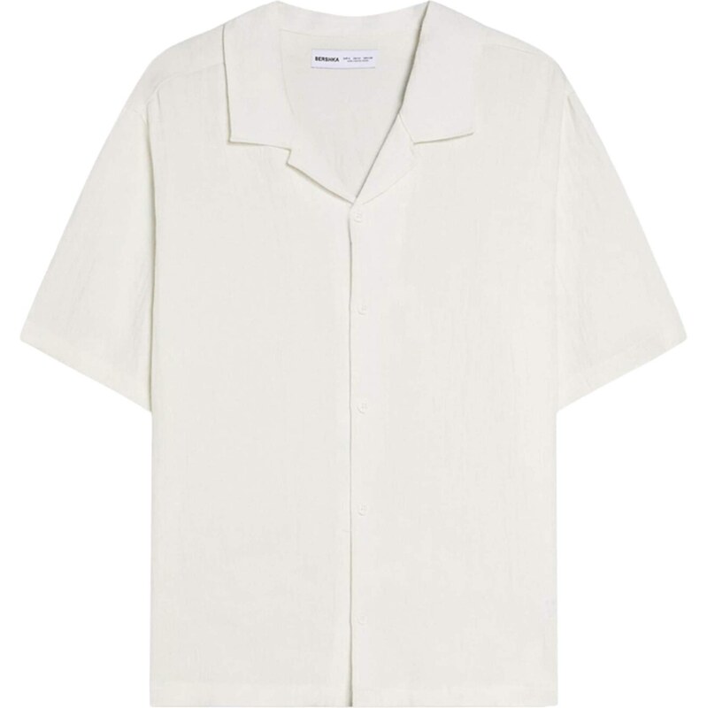 Bershka Košeľa biela 68213367