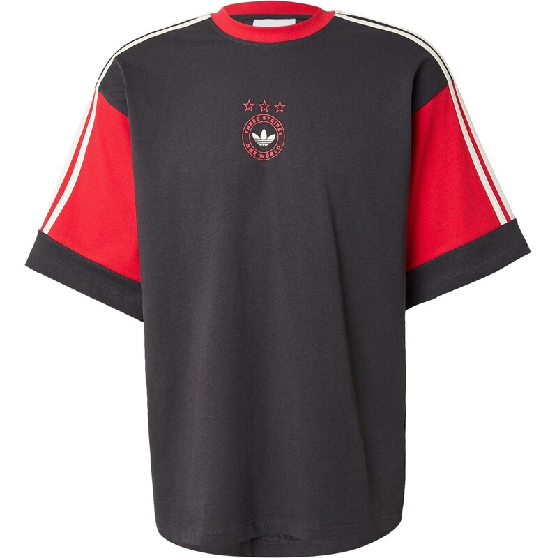 ADIDAS ORIGINALS Tričko červená / čierna / biela 68213586