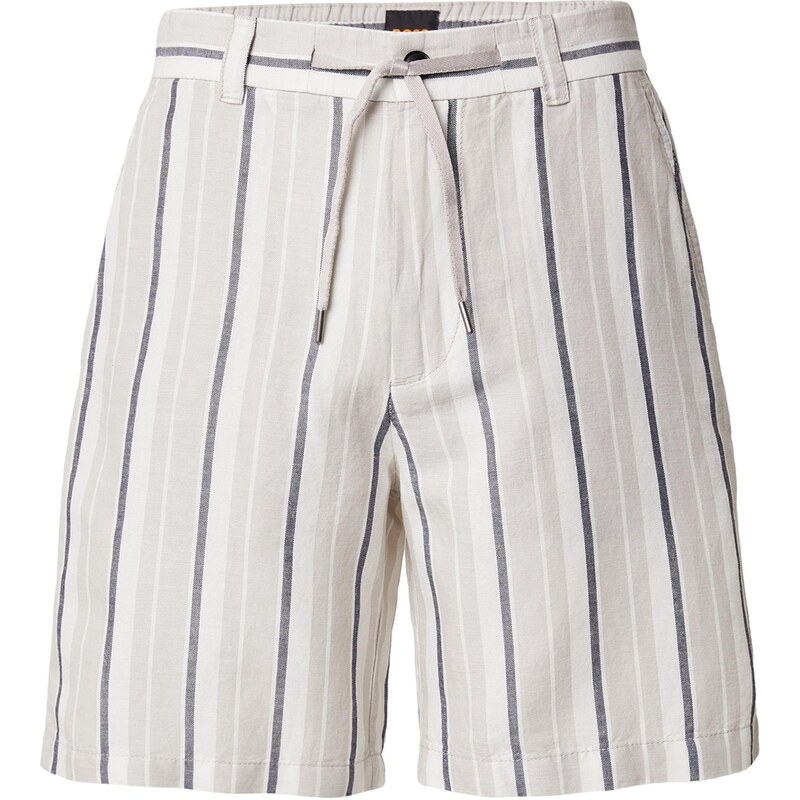 BOSS Chino nohavice sivá / farby bahna / biela 68213655