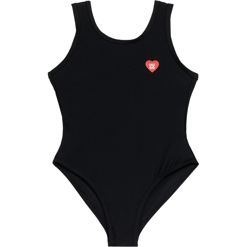 HUGO Jednodielne plavky červená / čierna 68213688