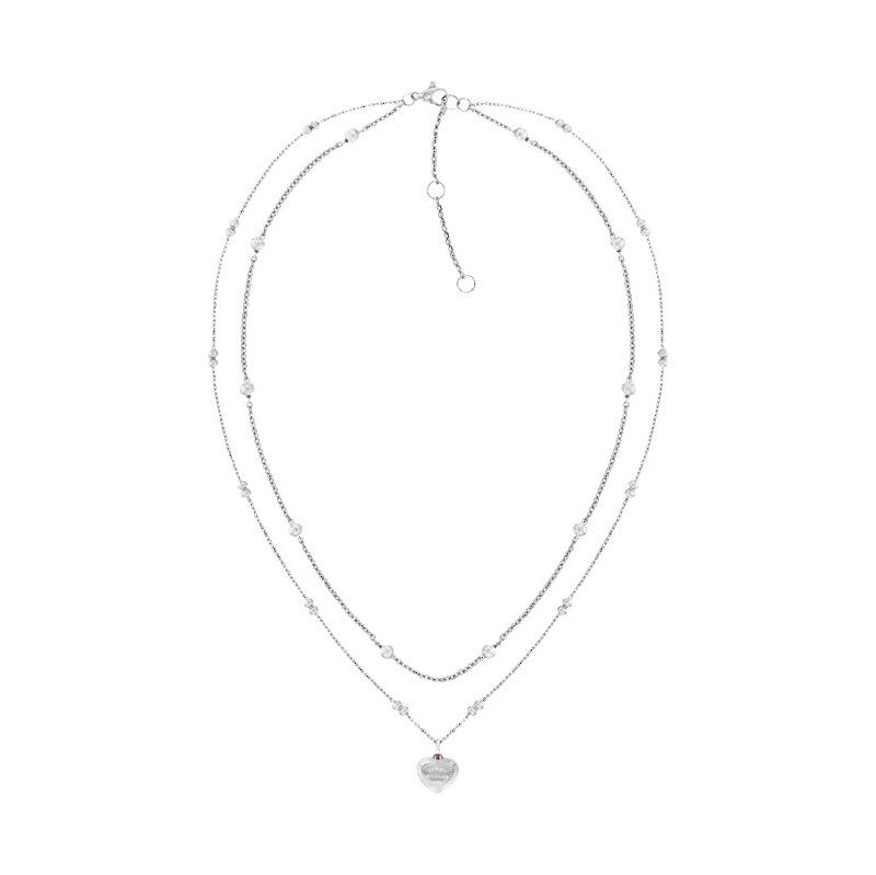 Tommy Hilfiger Oceľový dvojitý náhrdelník Layered 2781009 68192089