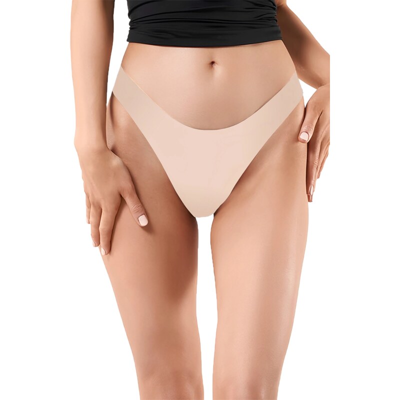 JULIMEX Dámske tangá String beige 58285229
