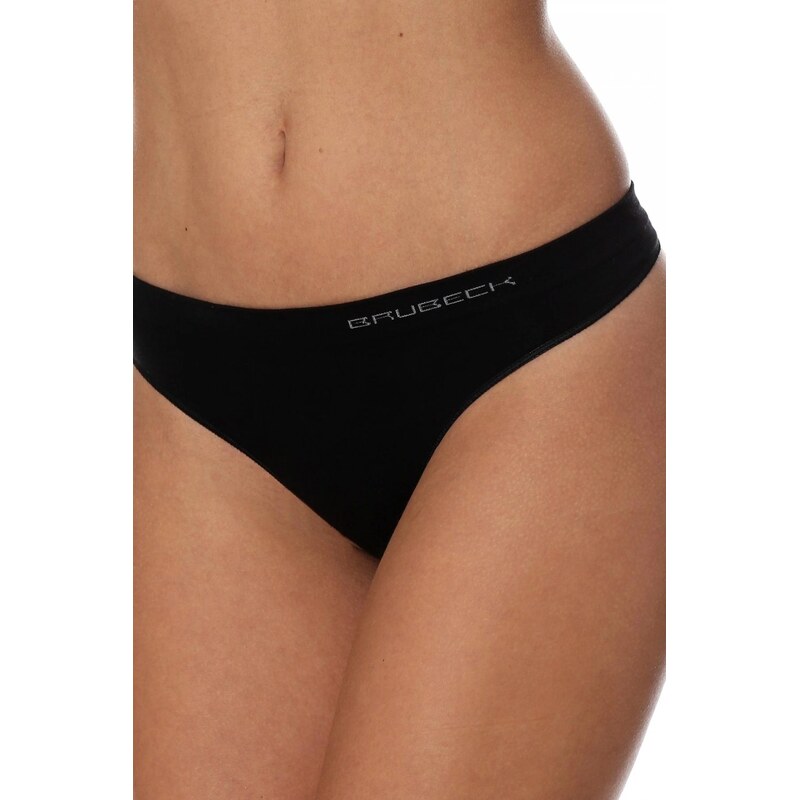 BRUBECK Dámske tangá 00182A black 58285324