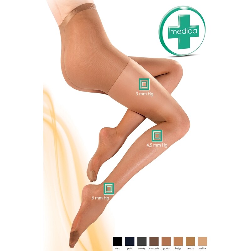 GABRIELLA Dámske pančuchové nohavice Relax medica 20 den neutro 58285876