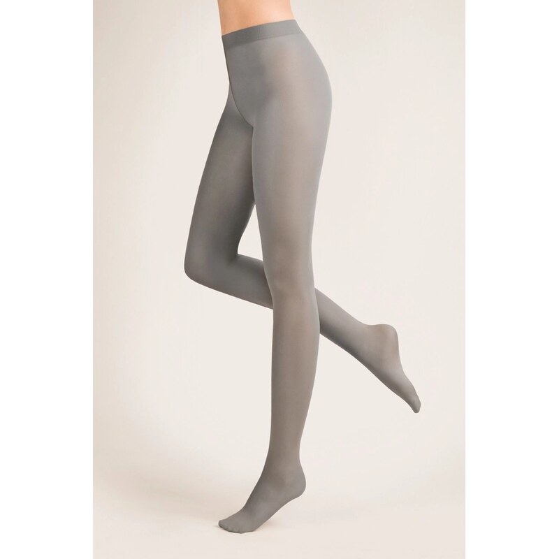 GABRIELLA Dámske pančuchové nohavice Microfibra 40 den plus grey 58285913