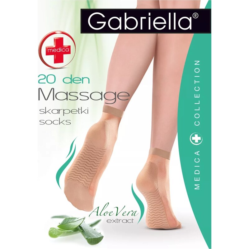 GABRIELLA Dámske podkolienky 623 Medica 20 nero 58287011