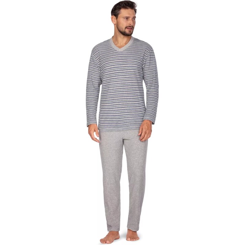REGINA Pánske pyžamo 450 grey 58286881