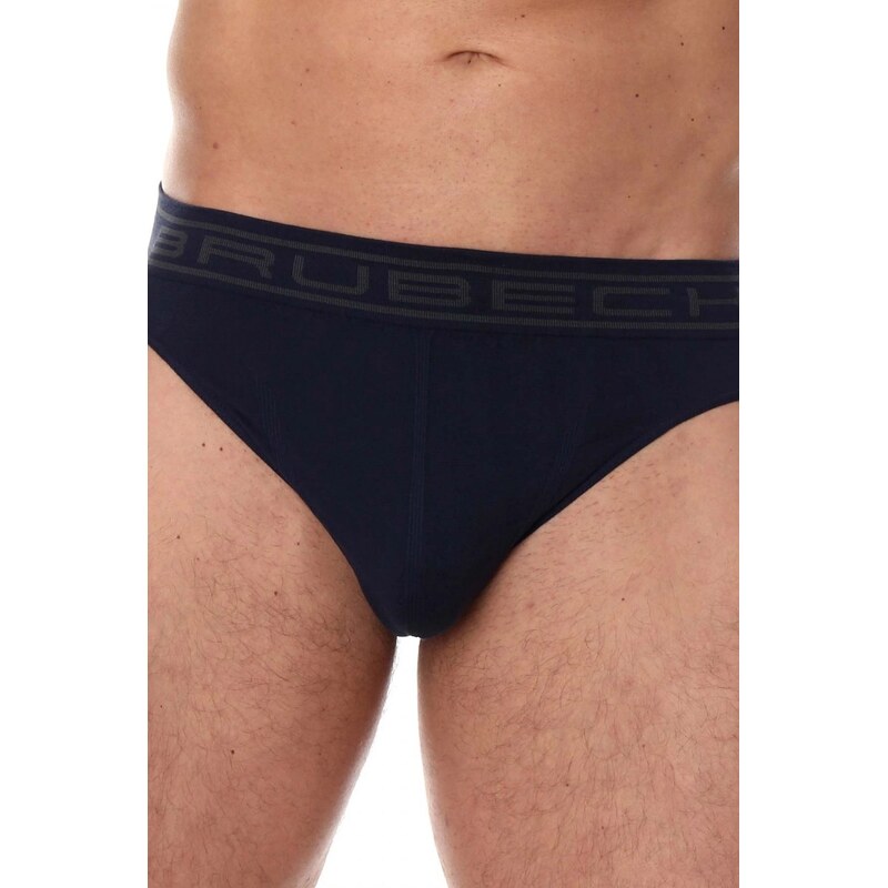 BRUBECK Pánske slipy 00290A dark blue 58325556