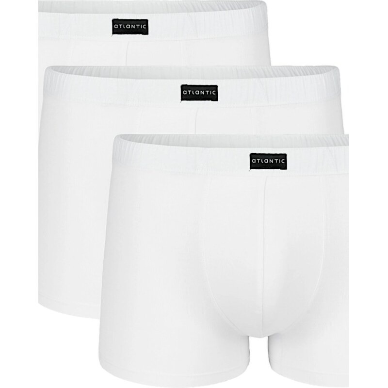 Atlantic Pánske boxerky 3 pack 007 white 58325626