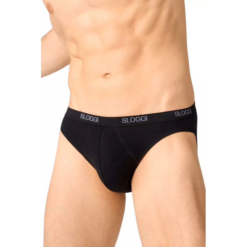 Sloggi Pánske slipy Basic mini black 58325786