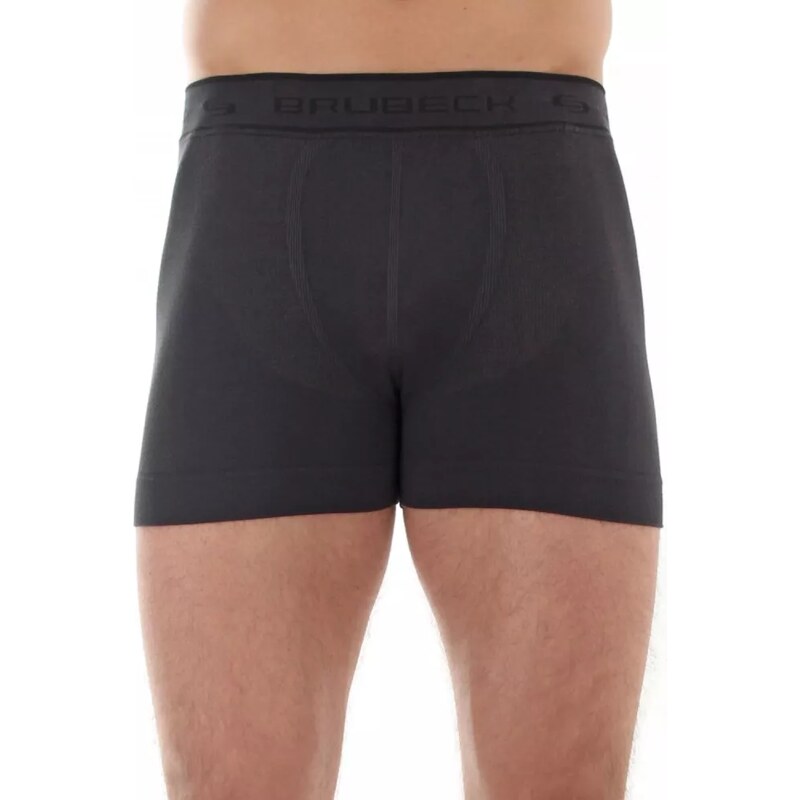 BRUBECK Pánske boxerky 00501A graphite 58361681