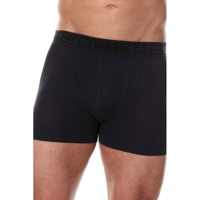 BRUBECK Pánske boxerky 00501A dark graphite 58361723