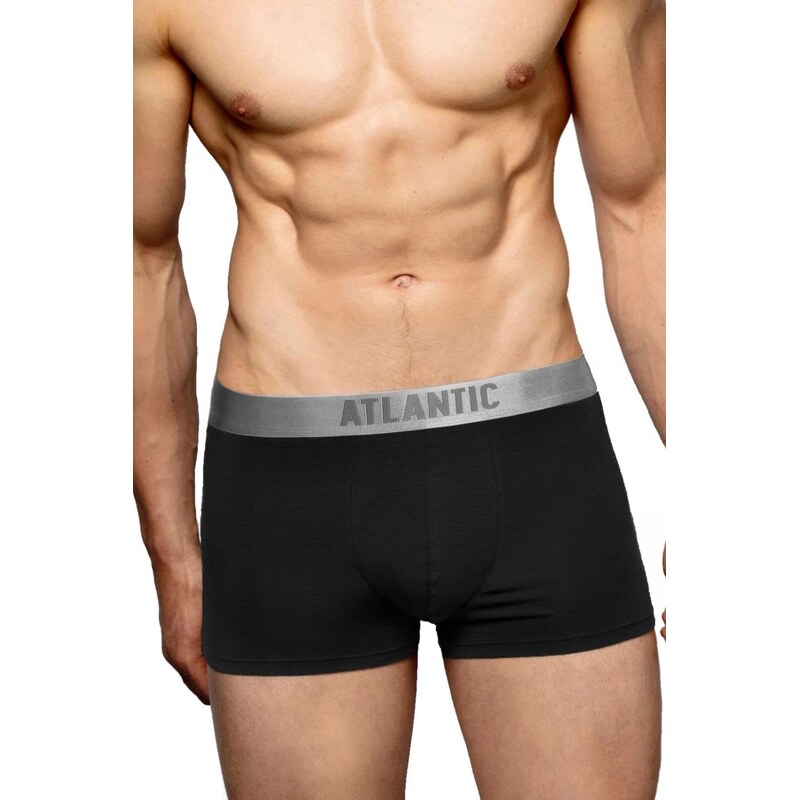Atlantic Pánske boxerky 012 black 58361786