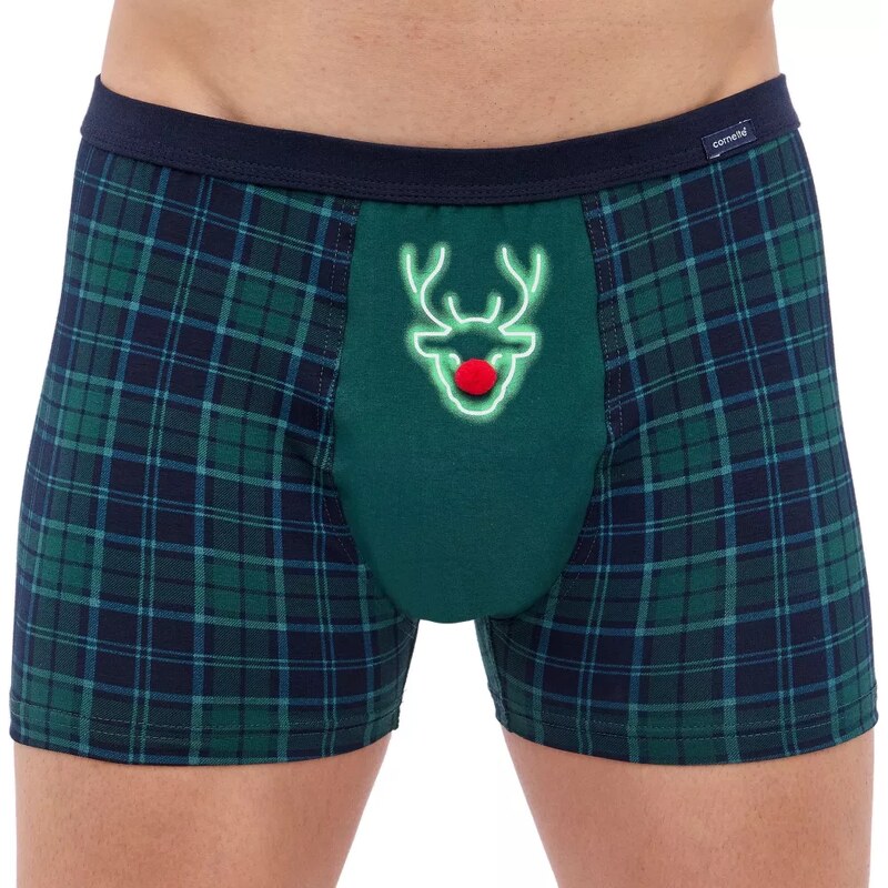 CORNETTE Pánske boxerky 007/75 Red nose 59729693