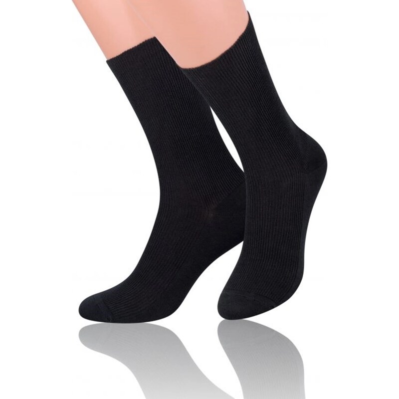 Steven Pánske ponožky 018 black 60350707