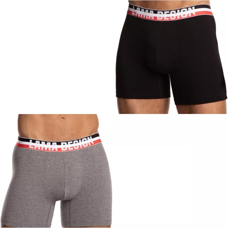 LAMA Pánske boxerky 2 pack 1052SZG2 60665469